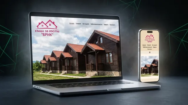 Къщи за гости БРИК – WordPress сайт